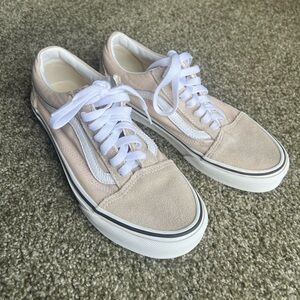 Beige and White Sneakers